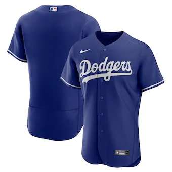 mens nike royal los angeles dodgers alternate authentic tea